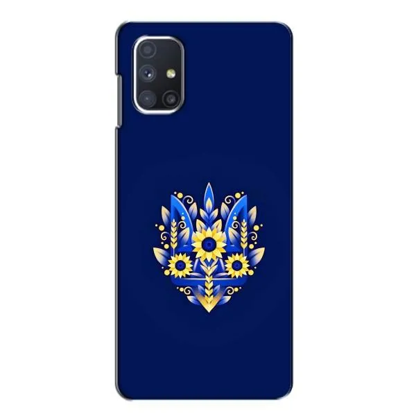 Чохол з принтом «Квітковий Герб» для Samsung Galaxy M51