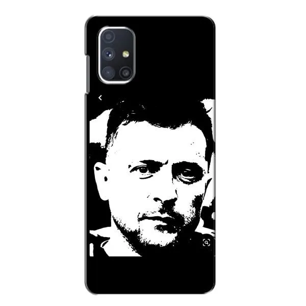 Чехол с принтом «Зеленский АРТ» для Samsung Galaxy M51