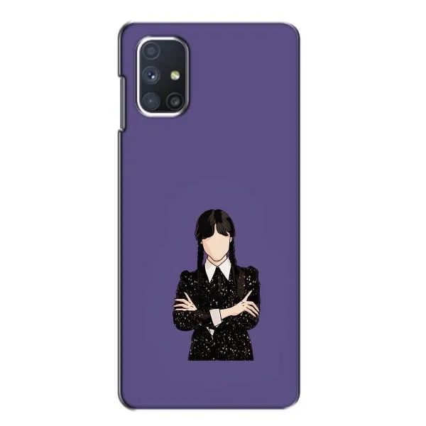 Чохол з принтом «Венздей у чорному» для Samsung Galaxy M51