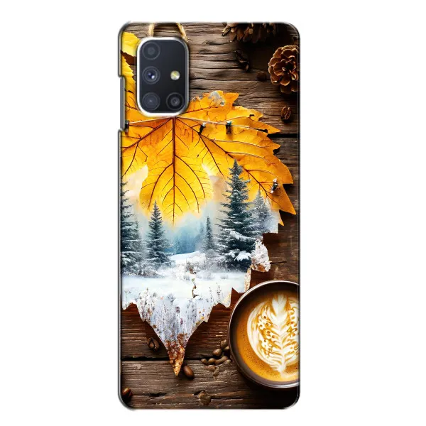 Чохол з принтом «Осінньо-зимова кава» для Samsung Galaxy M51 Чохол з принтом «Осінньо-зимова кава» для Samsung Galaxy M51