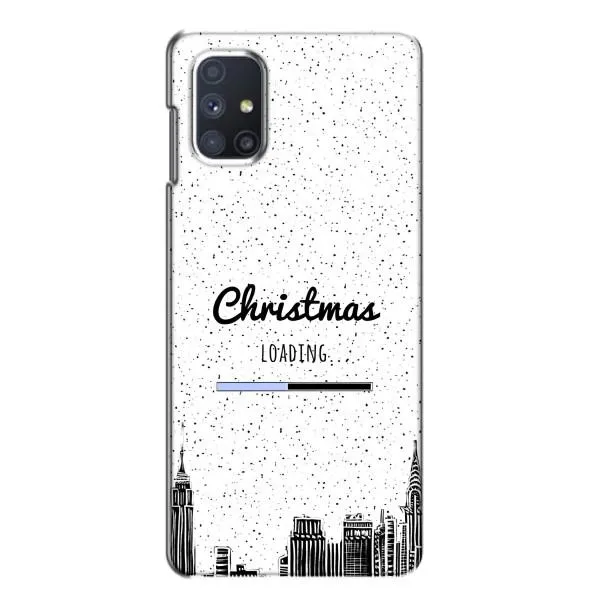 Чехол с принтом «Рождество загружается» для Samsung Galaxy M51
