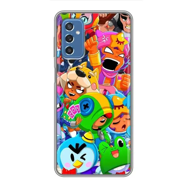Чехол с принтом «герои Бравл Старс» для Samsung Galaxy M52 5G (M526) Чехол с принтом «герои Бравл Старс» для Samsung Galaxy M52 5G (M526)