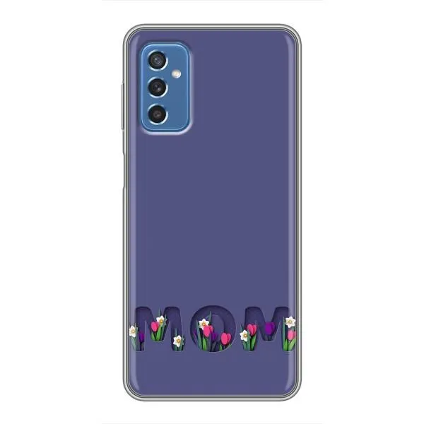 Чехол с принтом «Мама в цветах» для Samsung Galaxy M52 5G (M526)