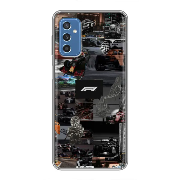 Чехол с принтом «Гоночный коллаж Ф1» для Samsung Galaxy M52 5G (M526) Чехол с принтом «Гоночный коллаж Ф1» для Samsung Galaxy M52 5G (M526)