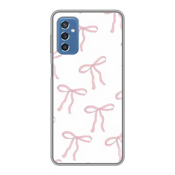 Чехол с принтом «Розовые бантики» для Samsung Galaxy M52 5G (M526)