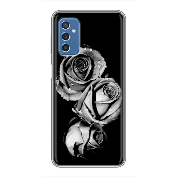 Чохол з принтом «Чорна троянда» для Samsung Galaxy M52