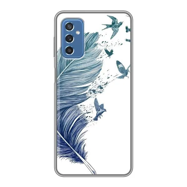 Чохол з принтом «Перо» для Samsung Galaxy M52