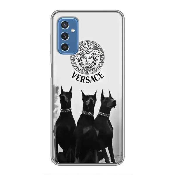Чехол с принтом «Доберман Версаче» для Samsung Galaxy M52