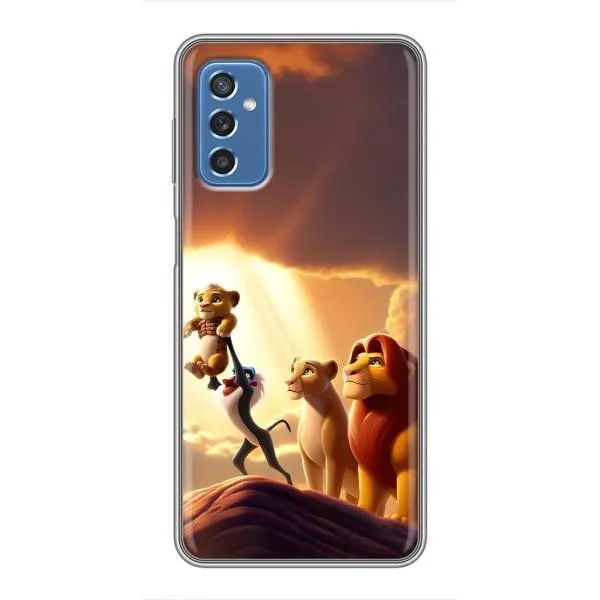 Чехол с принтом «Симба на презентации» для Samsung Galaxy M52