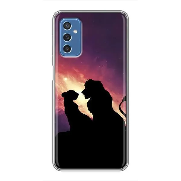 Чехол с принтом «Силуэт Симба и Налу» для Samsung Galaxy M52