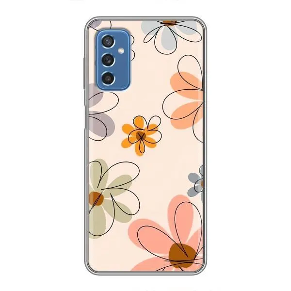 Чехол с принтом «Разноцветные цветы» для Samsung Galaxy M52