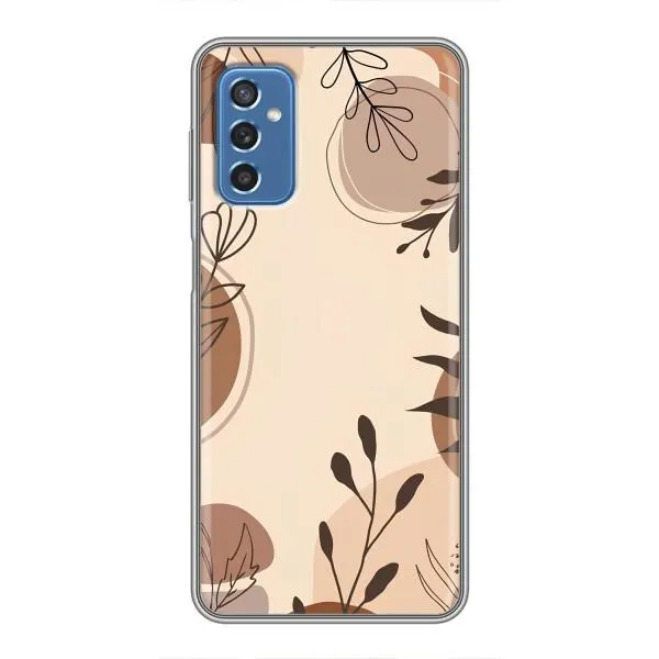 Чехол с принтом «Коричневые цветы» для Samsung Galaxy M52