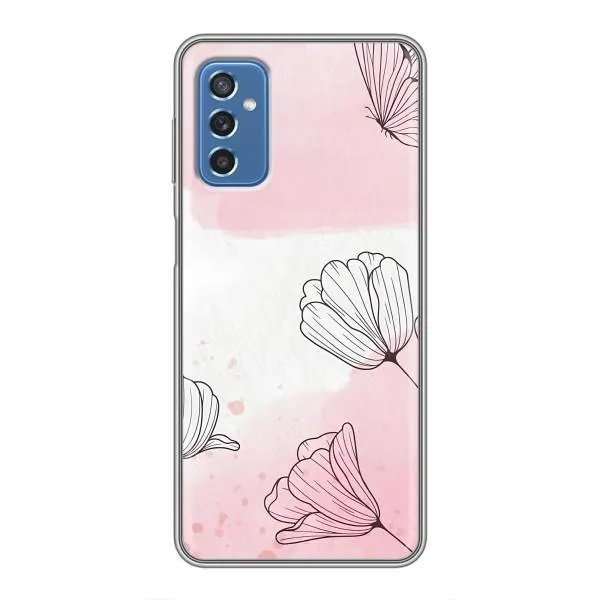 Чехол с принтом «Розовые цветы» для Samsung Galaxy M52