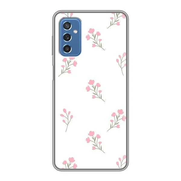 Чехол с принтом «Розовые цветы» для Samsung Galaxy M52 Чехол с принтом «Розовые цветы» для Samsung Galaxy M52