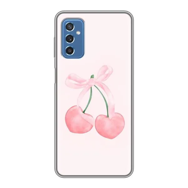 Чехол с принтом «Розовые вишни» для Samsung Galaxy M52 Чехол с принтом «Розовые вишни» для Samsung Galaxy M52