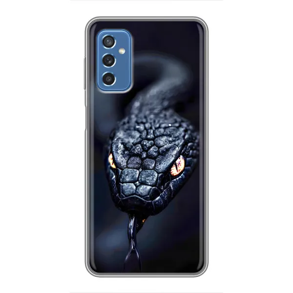 Чохол з принтом «Чорна змія» для Samsung Galaxy M52