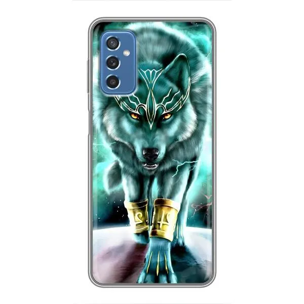 Чехол с принтом «Яркий волк» для Samsung Galaxy M52