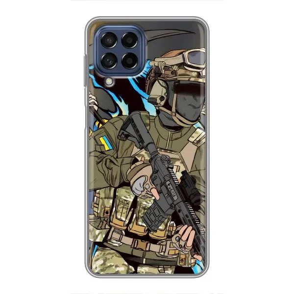 Чехол с принтом «Воин ВСУ» для Samsung Galaxy M53 (5G) (M536B)