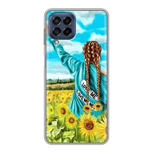Чехол с принтом «Украиночка» для Samsung Galaxy M53 (5G) (M536B)