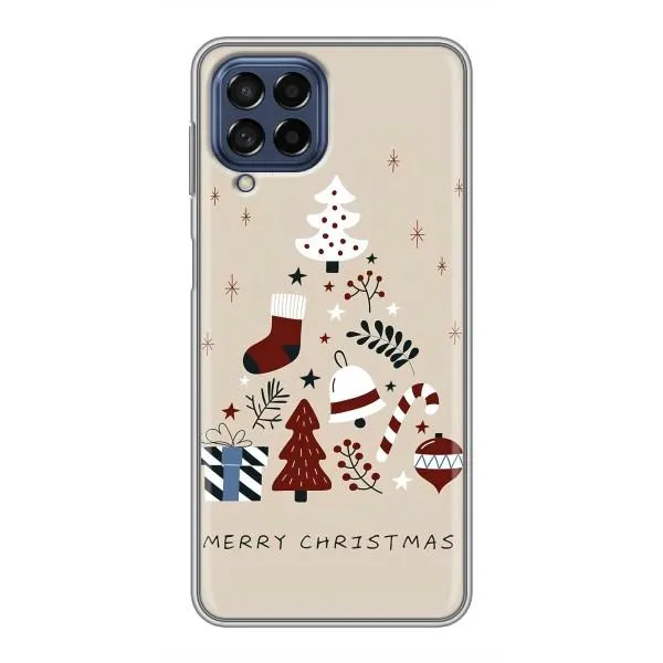 Чехол с принтом «Merry Christmas» для Samsung Galaxy M53 (5G) (M536B)