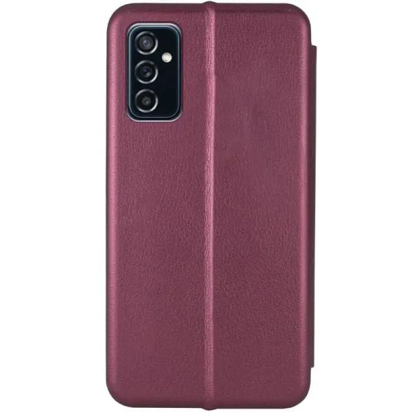 Кожаный чехол-книжка Classy для Samsung Galaxy M54 5G — Бордовый — фото 2 Кожаный чехол-книжка Classy для Samsung Galaxy M54 5G — Бордовый — фото 2