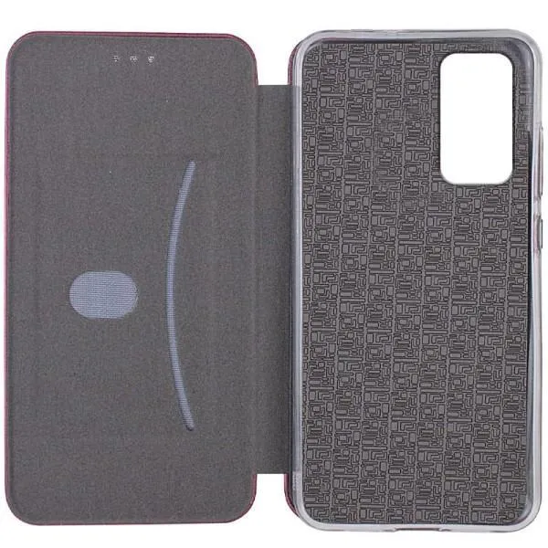 Кожаный чехол-книжка Classy для Samsung Galaxy M54 5G — Бордовый — фото 3 Кожаный чехол-книжка Classy для Samsung Galaxy M54 5G — Бордовый — фото 3