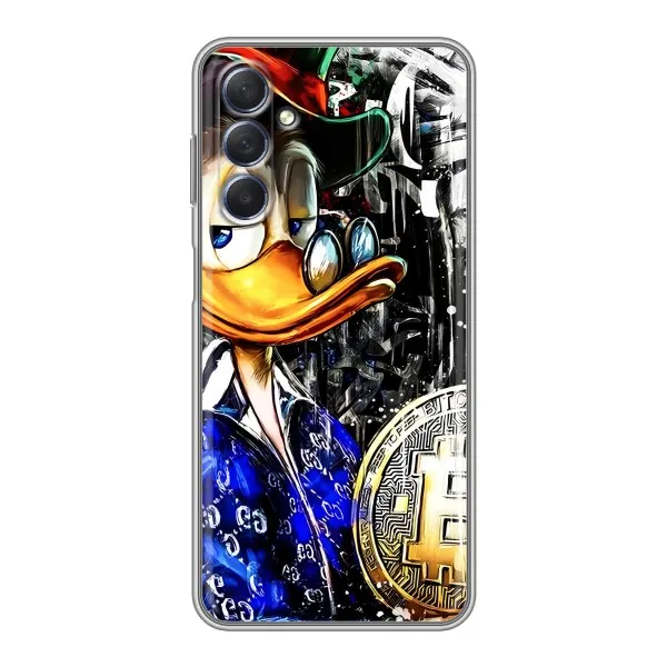 Чехол с принтом «Биткойн Скрудж» для Samsung Galaxy M54 (5G)