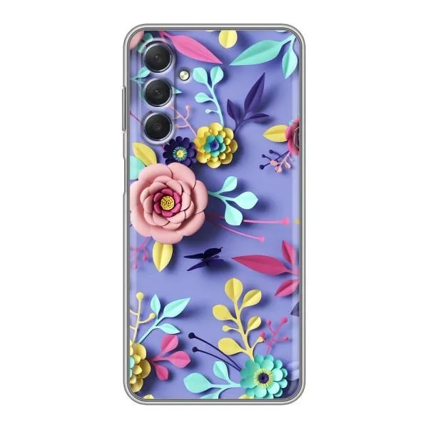 Чехол с принтом «Цветочный дизайн» для Samsung Galaxy M54 (5G)