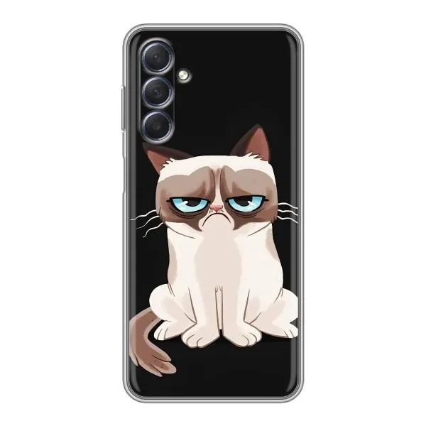 Чехол с принтом «Грустный кот» для Samsung Galaxy M54 (5G)