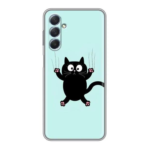 Чехол с принтом «Падающий кот» для Samsung Galaxy M54 (5G)