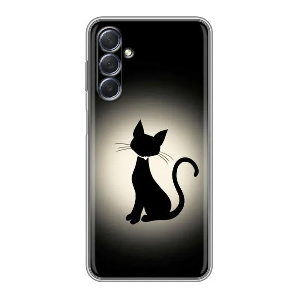 Чехол с принтом «Силуэт котика» для Samsung Galaxy M54 (5G)