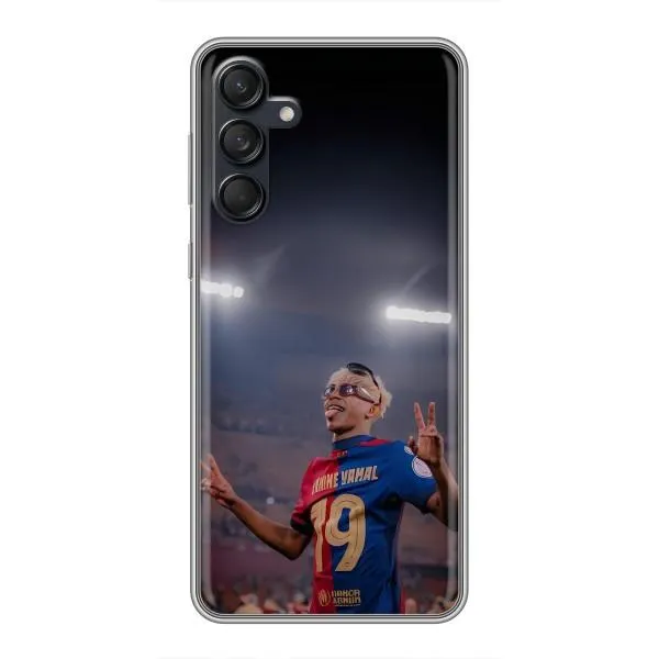 Чехол с принтом «Ямаль на стадионе» для Samsung Galaxy M55 5G