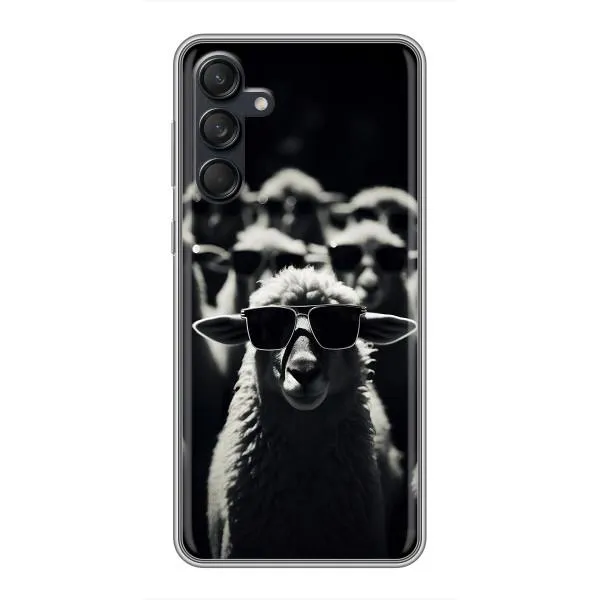 Чехол с принтом «Овечка в очках» для Samsung Galaxy M55 5G