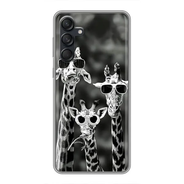 Чехол с принтом «Жирафы в очках» для Samsung Galaxy M55 5G Чехол с принтом «Жирафы в очках» для Samsung Galaxy M55 5G
