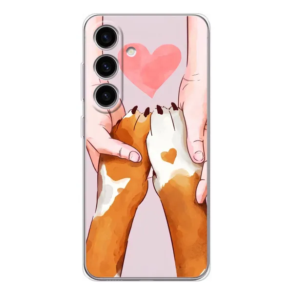 Чохол з принтом «Любовь до собак» для Samsung Galaxy M56