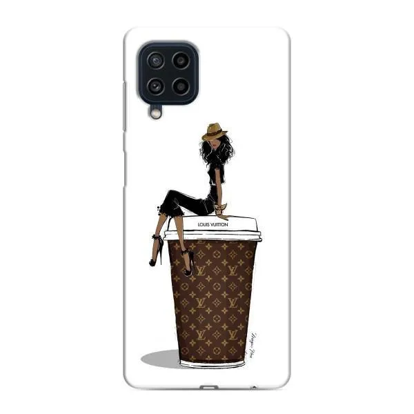 Чехол с принтом «кофе LOUIS VUITTON» для Samsung Galaxy M62