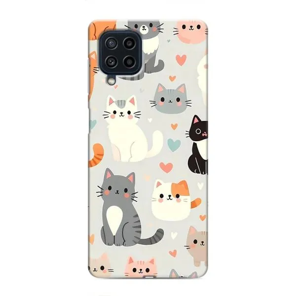 Чехол с принтом «Коллаж котов» для Samsung Galaxy M62 Чехол с принтом «Коллаж котов» для Samsung Galaxy M62