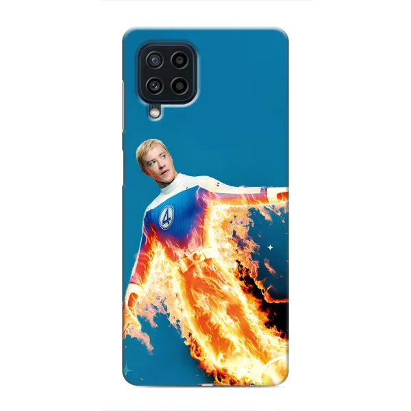 Чехол с принтом «Человек-факел в огне» для Samsung Galaxy M62 Чехол с принтом «Человек-факел в огне» для Samsung Galaxy M62