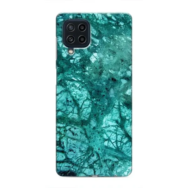 Чехол с принтом «Зеленый мрамор» для Samsung Galaxy M62
