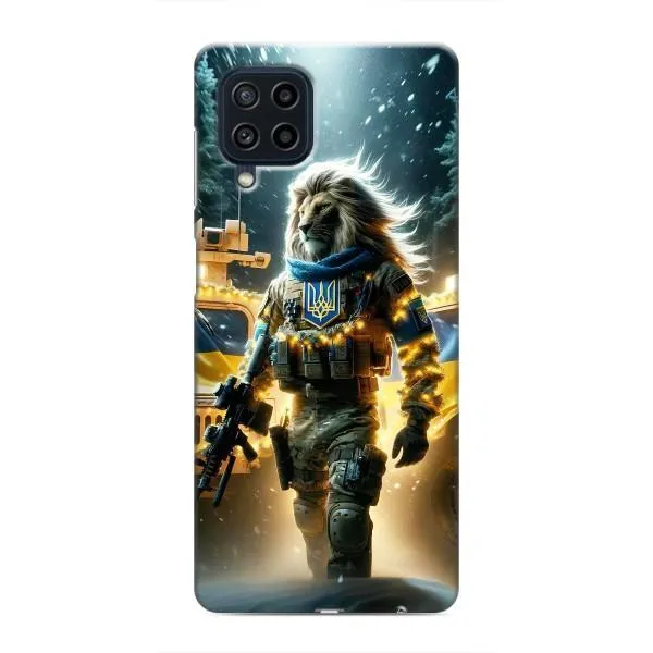 Чехол с принтом «ЛЕВ ЗСУ» для Samsung Galaxy M62