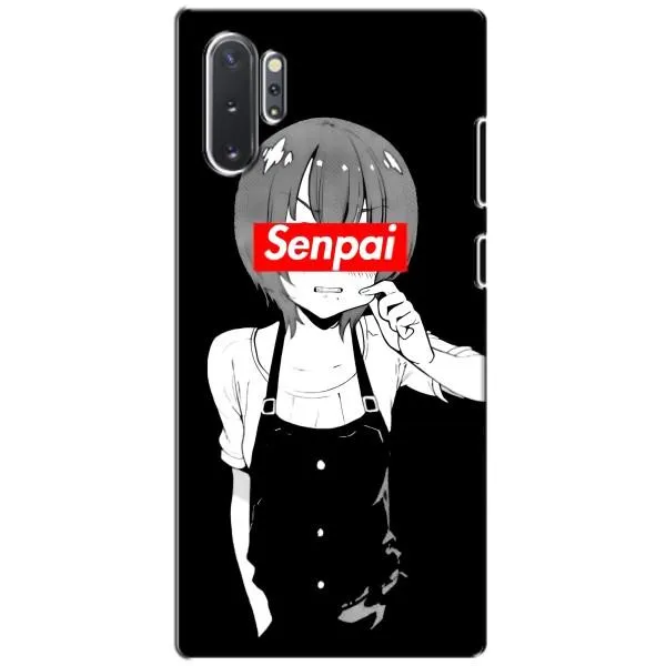 Чехол с принтом «Senpai» для Samsung Galaxy Note 10 Plus Чехол с принтом «Senpai» для Samsung Galaxy Note 10 Plus