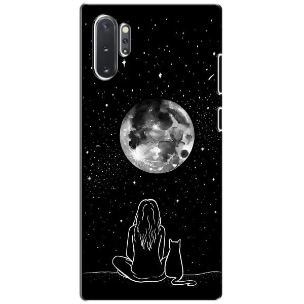 Чехол с принтом «Девушка с котом» для Samsung Galaxy Note 10 Plus