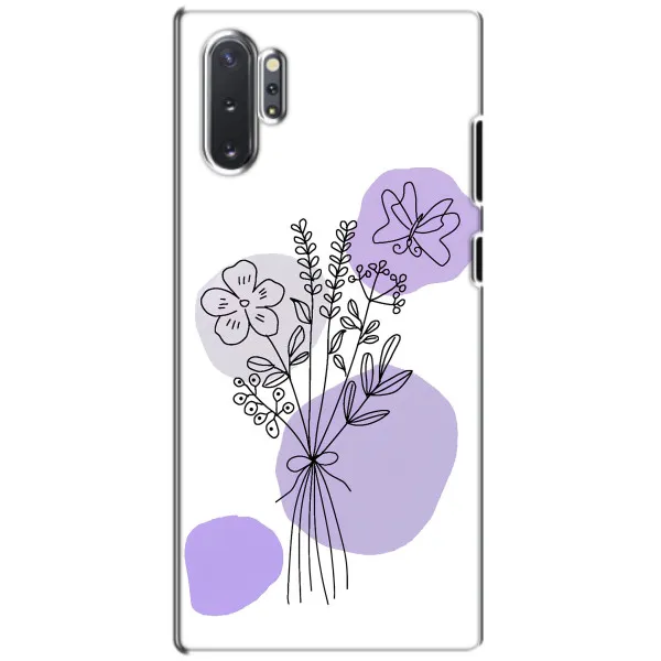 Чехол с принтом «Букет фиолетовая абстракция» для Samsung Galaxy Note 10 Plus Чехол с принтом «Букет фиолетовая абстракция» для Samsung Galaxy Note 10 Plus