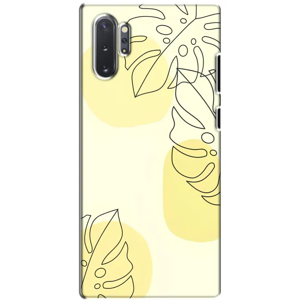 Чехол с принтом «Желтая монстера арт» для Samsung Galaxy Note 10 Plus Чехол с принтом «Желтая монстера арт» для Samsung Galaxy Note 10 Plus