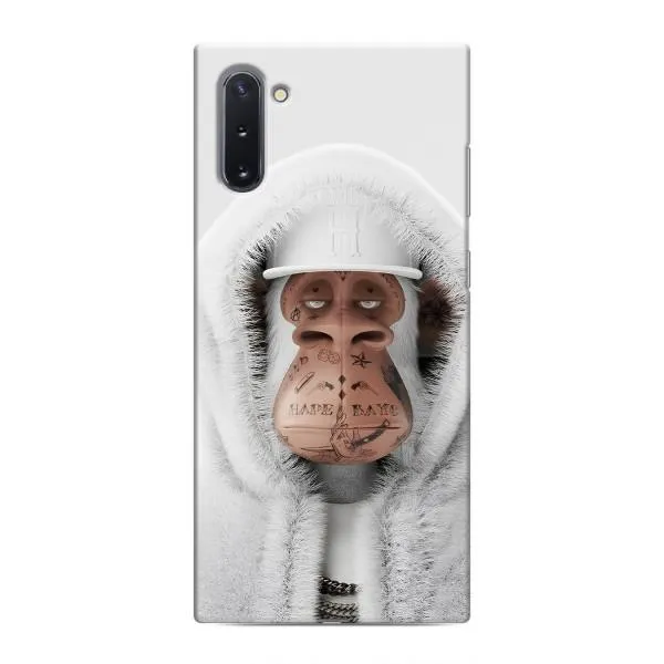Чехол с принтом «обезьяна NFT в тату» для Samsung Galaxy Note 10