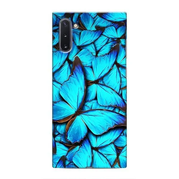 Чехол с принтом «Синие бабочки» для Samsung Galaxy Note 10