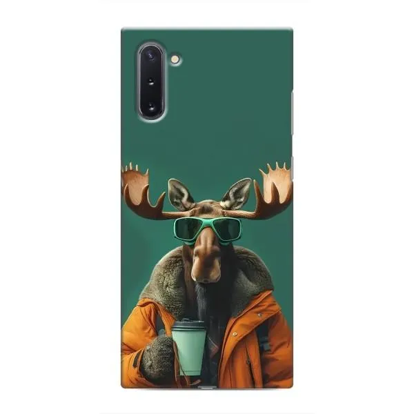 Чохол з принтом «Лось з кавою» для Samsung Galaxy Note 10