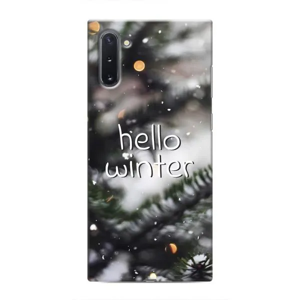 Чехол с принтом «Hello winter» для Samsung Galaxy Note 10