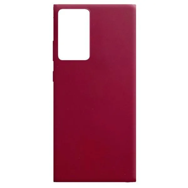 Силиконовый чехол Candy для Samsung Galaxy Note 20 Ultra — Бордовый — фото 1