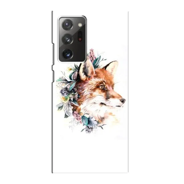 Чехол с принтом «Лисичка в цветочках» для Samsung Galaxy Note 20 Ultra